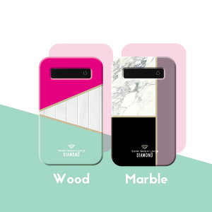 モバイルバッテリー充電器iPhoneGalaxyXperiaAQUOSARROWSスマートフォンiPad高速充電軽量マーブルmarble大理石フラミンゴflamingoレースホワイトウッドdiamondかわいい