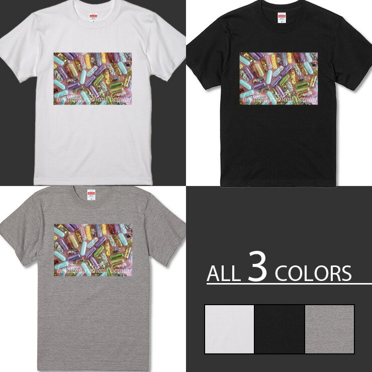 Tシャツ レディース メンズ クルーネック 丸首 綿 半袖 カットソー オシャレ 大人かわいい ファンシー 星 カプセル 英語 ペア カップル おそろ リンクコーデ