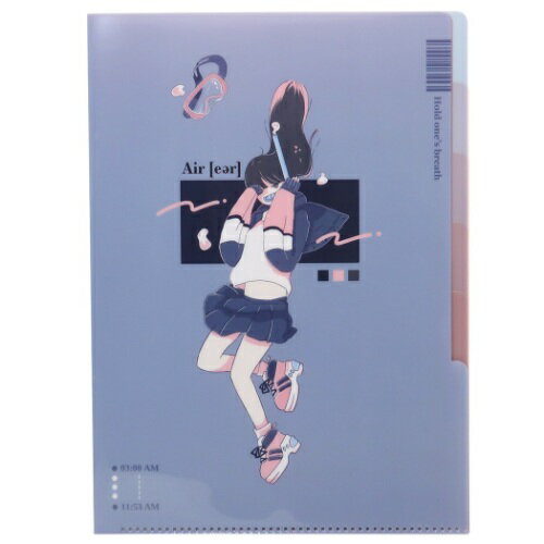 樂天商城 - ジブンマニア 5インデックス A4クリアファイル AIRER