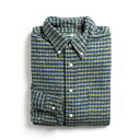 【Gitman Vintage】ギットマンヴィンテージボタンダウンシャツCOTTON TWEED CHECK BLUExYELLOWxBROWNコットンフランネルチェックシャツMade in U.S.A