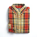 【Gitman Vintage】ギットマンヴィンテージボタンダウンシャツHEAVY TWILL CHECK REDxYELLOWヘビーツイルチェックMade in U.S.A