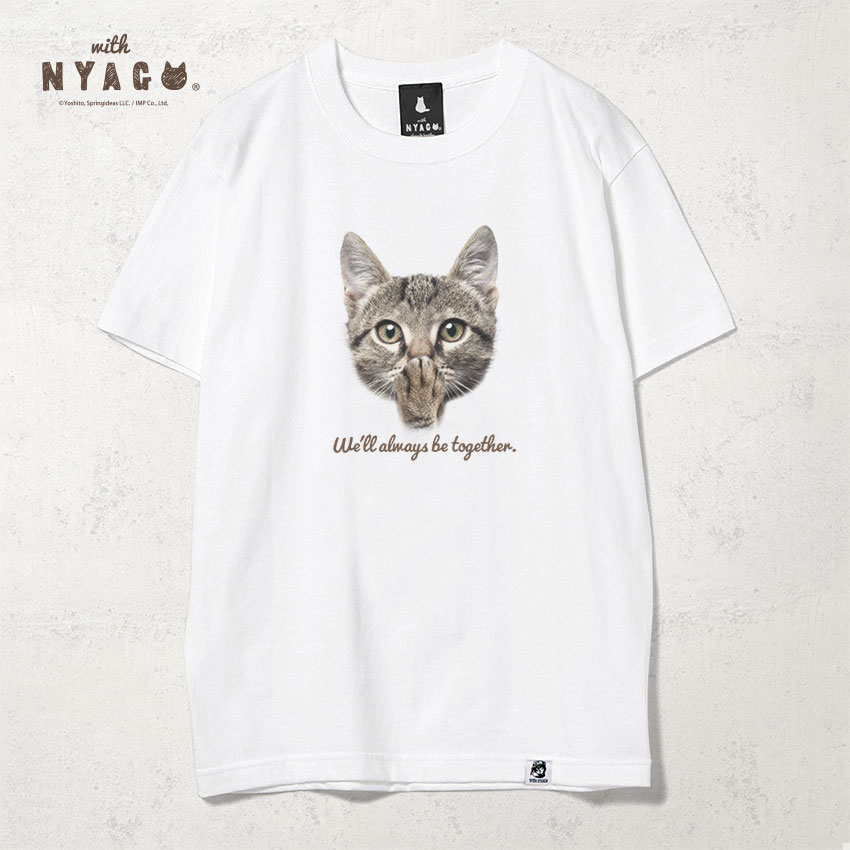 楽天猫雑貨の店 NYAGOとアニマル雑貨店猫 Tシャツ レディース 猫 tシャツ メンズ 半袖 猫柄tシャツ ねこ イラスト 猫 tシャツ おもしろ ネコ 猫柄 猫雑貨 おしゃれ ペアルック プレゼント 大きいサイズ【 ソラちゃん 肉球をペロペロするにゃ キジトラ -1001】