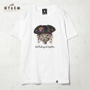 楽天猫雑貨の店 NYAGOとアニマル雑貨店猫 Tシャツ レディース 猫 tシャツ メンズ 半袖 猫柄tシャツ ねこ イラスト 猫 tシャツ おもしろ ネコ 猫柄 猫雑貨 おしゃれ ペアルック プレゼント 大きいサイズ【 パイレーツ ソラちゃん 肉球をペロペロするにゃー。 -1004 】