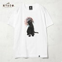 猫好き 猫 tシャツ 誰でも おしゃれ に着れる! 男女兼用 猫 ブランド 【 with NYAGO 】 白 黒 tシャツ かわいい 肉球 しっぽ 可愛い ギフト 誕生日 動物 猫グッズ 猫柄服