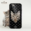 【 ネコポス 送料無料 】【 with NYAGO 雑誌掲載 】 スマホケース 背面ケース 猫好き キラキラ シンプル 猫 おしゃれ 猫雑貨 肉球 iPhone14 プレゼント
