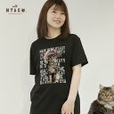 猫好き 猫 tシャツ 誰でも おしゃれ に着れる! 男女兼用 猫 ブランド 【 with NYAGO 】 白 黒 tシャツ かわいい 肉球 しっぽ 可愛い ギフト 誕生日 動物 猫グッズ 猫柄服