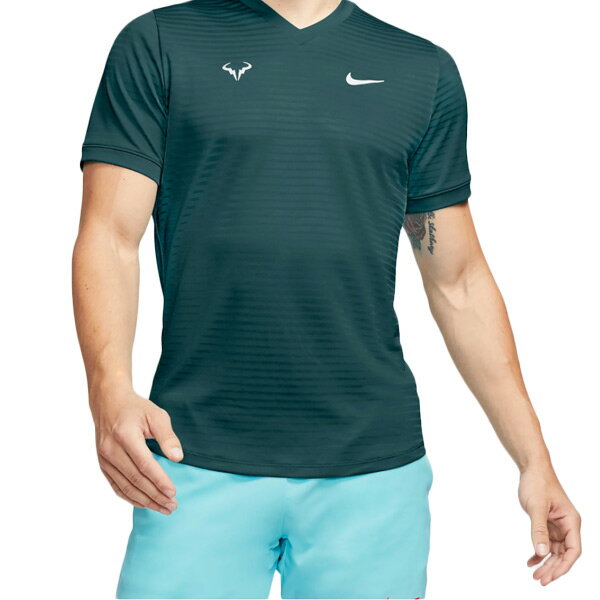 ナイキ メンズ テニス ウェア RAFA チャレンジャー S／S トップ (CI9149・300)