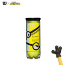 オススメPOINT WILSON TENNIS BALLS MINIONS STAGE 1 TBALL(WR8202501001)MINIONS x WILSONのテニスボール。 &nbsp;spec ■カラー イエロー ■個数 1缶3球入