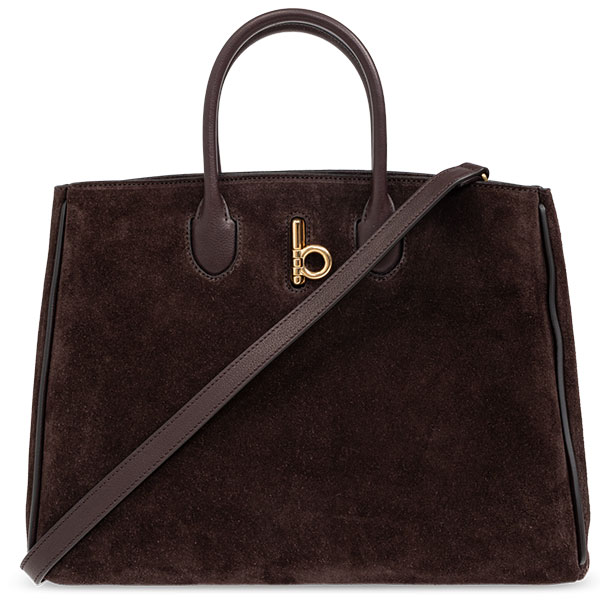 COACH コーチ スエード ツートン トートバッグ 8128 - メルカリ