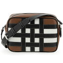 バーバリー ロンドン Burberry バッグ メンズ レディース ショルダーバッグ レザー チェック柄 かばん 鞄 【送料無料】 ブランド バーバリー正規品販売店 直営アウトレット店より直輸入
