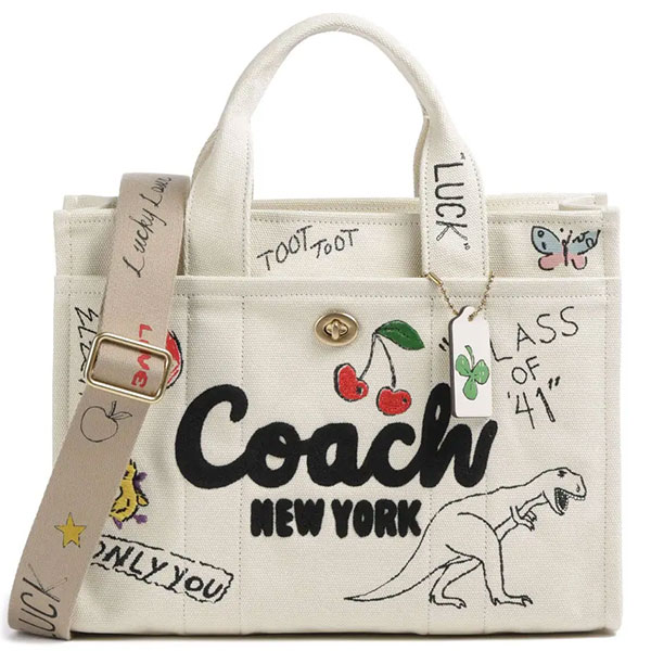 コーチ COACH バッグ レディース トートバッグ トート 2Way キャンバス かばん 鞄 【送料無料】 ブランド コーチ正規品販売店 直営アウトレット店より直輸入