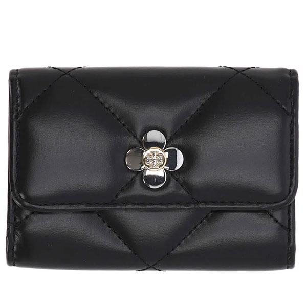 トリーバーチ ブラックレザー 名刺入れ　カードケース　大容量 TORY BURCH トリーバーチ 名刺入れ カードケース レディース