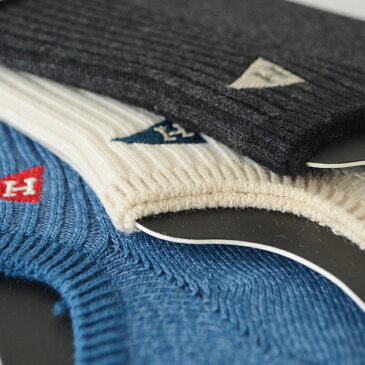 ヘルスニット 靴下 Health Knit リブ刺繍3Pソックス ショートソックス 3P スニーカーソックス 25-27cm メンズ レディース 男女兼用 アウトドア キャンプ カジュアルブランド ソックス 3足セット