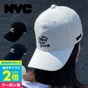 【土日祝配送可/あす楽14時まで】 キャップ 帽子 ブランド NYCロゴ×転写6パネルCAP メンズ オールシーズン CAP 男女兼用 アウトドア 運動会 カジュアル 大人カジュアル ユニセックス ニューヨーク公認ブランド おしゃれ小町