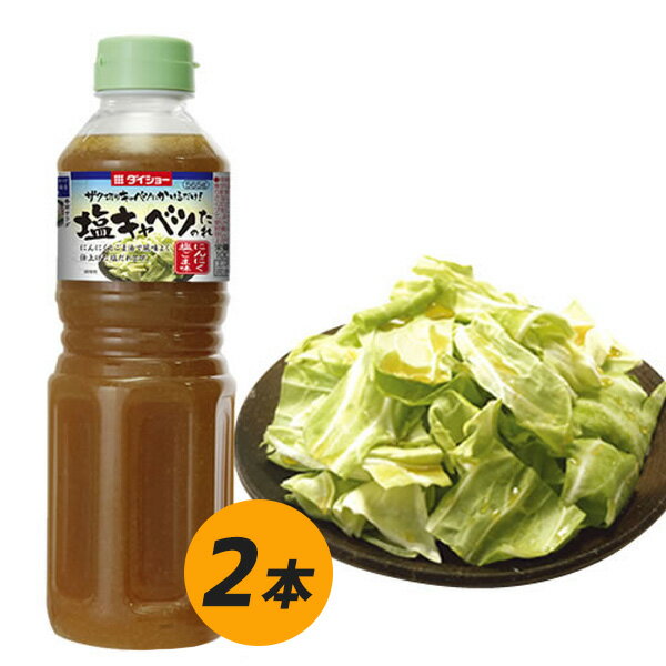 塩キャベツのたれ 565g×2本 調味料 ダイショー たれ キャベツ 塩だれ おつまみ