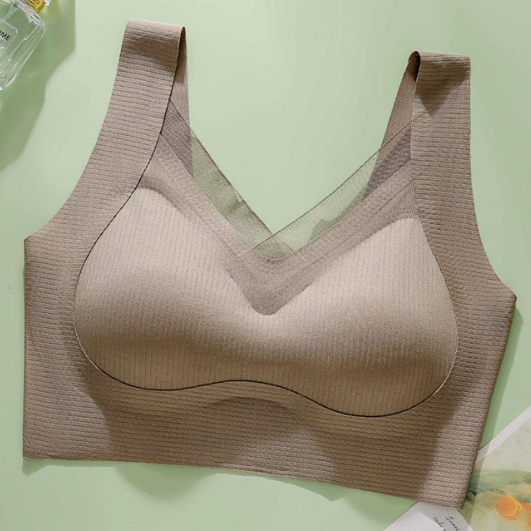 Tシャツブラ コンパクト 着やせ ノンワイヤー スリムシルエット ハーフトップ 胸を小さく見せるブラ はみ肉 ナイトブラ 取り外し可能パット 脇高 無地 スマート ナイトブラ 響かない シームレス 大きいサイズ リフトアップ ブラジャー