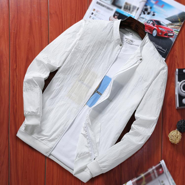 服 紫外線対策 メンズ UVカット MA-1 長袖 シンプル スタジャン ラッシュガード フライトジャケット 薄手 おしゃれ ジャケット ひんやり 夏用 ジップアップ 日焼け防止 吸汗速乾 ジップジャケット 接触冷感