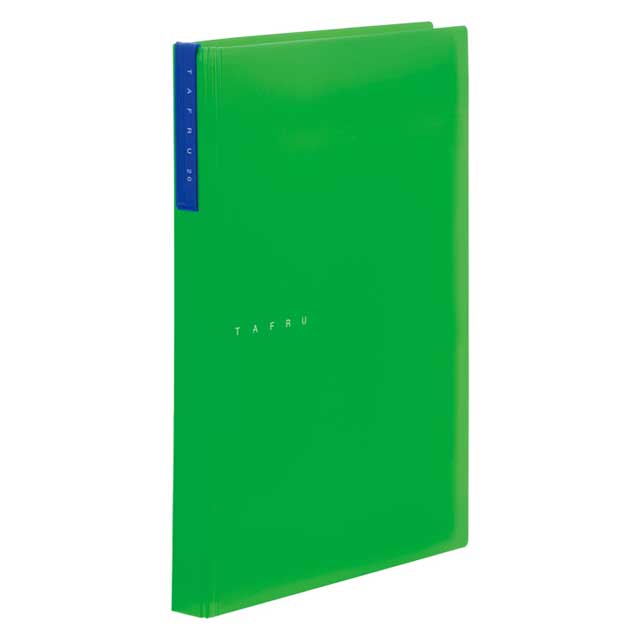 【4月4日20時-10日1時59分までエントリーで2点購入P5倍・3点以上でP10倍】キングジム クリアーファイル A4 タフル（透明）20P 8152Tミト 緑 A4タテ型 20ポケット