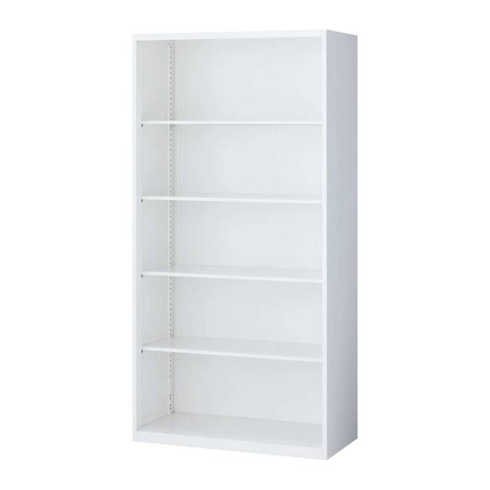樂天商城 - オープン書庫 スチール書庫 オープンキャビネット ロング 生興 RW5-18K ホワイト