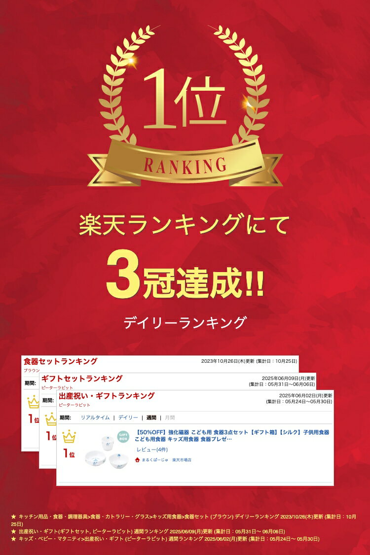 強化磁器 こども用 食器3点セット【ギフト箱】【シルク】子供用食器 こども用食器 キッズ用食器 食器プレゼント 食器ギフト 使いやすい食器 人気セット ベビー食器 陶磁器セット こども用陶磁器 子供食器 キッズ食器 子供食器一式 はじめての食器 こども食器 幼児