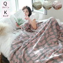 【送料無料】ガーゼケット クイーン 200*230cm 冷房対策 タオルケット 可愛い 綿100% 掛け布団 夏掛け布団 キング ブランケット 肌布団 夏用タオ...