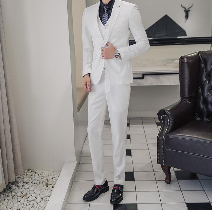 【送料無料】高級感 スーツ メンズ ビジネススーツ 結婚式スーツ メンズスーツセット スリーピース 紳士服 フォーマル スリムスーツ 3ピーススーツ 二次会 披露宴 パーティー 忘年会 3点セット ジャケット+ベスト+パンツ 大きいサイズ 入学式 卒業式 入社式 上品
