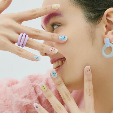 【公式】N Emoji：ND-205/ ohora gelnails nail オホーラ ネイル ジェルネイル ネイルシール セルフネイル ネイルステッカー おうちネイル ネイルデザイン ジェルネイルシール ネイルステッカー ネイルオイル ネイルパーツ ネイルチップ カラージェル