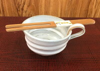 おいしく食べる新設計☆納豆鉢（クリスタルホワイト）と納豆棒セット