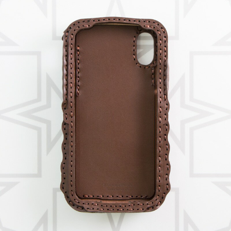 訳ありOUTLET（在庫保管中の傷、変色、色ムラ、汚れ、シミ等有　※返品不可　70％OFF後の価格です）「OJAGA DESIGN」 オジャガデザイン　横浜DeNAベイスターズ　Bロゴ iPhoneXS/Xケース (Pocket Type)