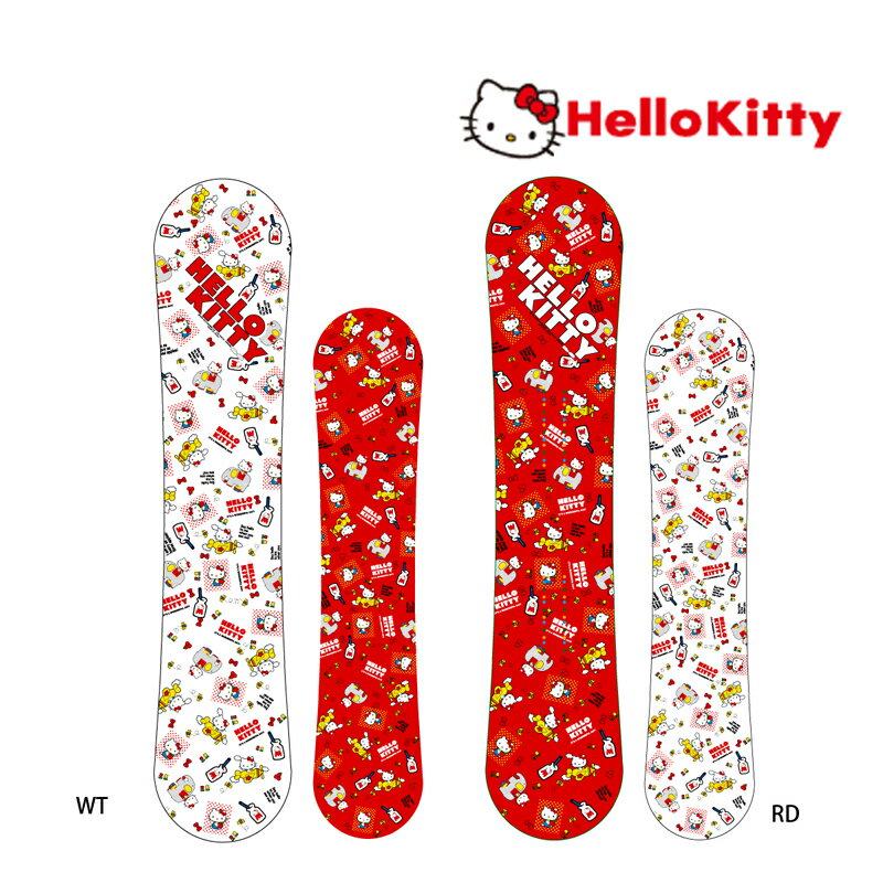 【同時購入　3点セットで27,720円〜】 HelloKitty ジュニアスノーボード ハローキティジュニア 子供用