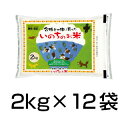 令和元年産(2019年) 合鴨農法米 コシヒカリ 24kg(2kg×12袋）【白米】【特A評価】【送料無料】農薬及び化学肥料は一切不使用