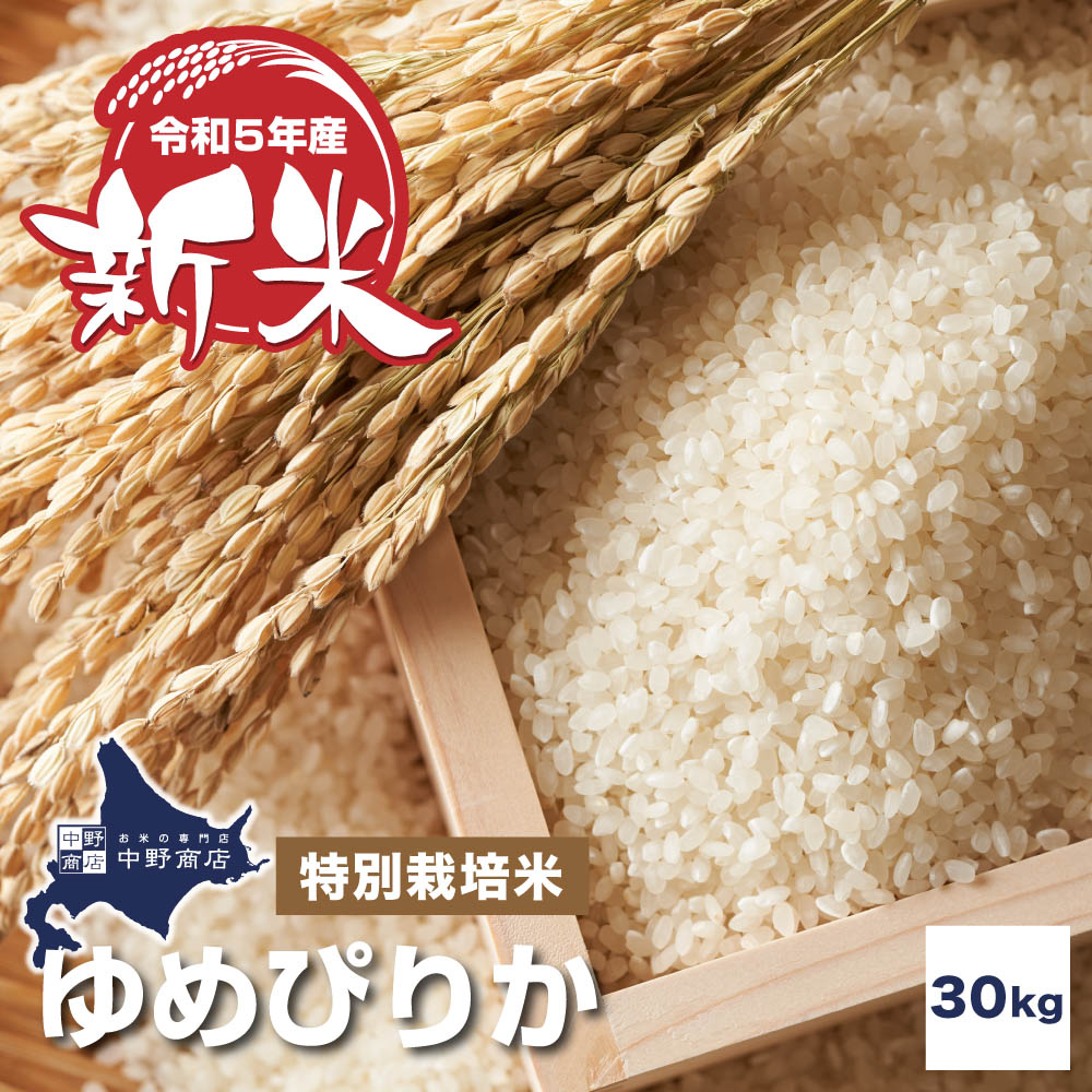 新米予約 9月下旬発送 【令和5年度産】 送料無料 特別栽培米/北海道産 ゆめぴりか...