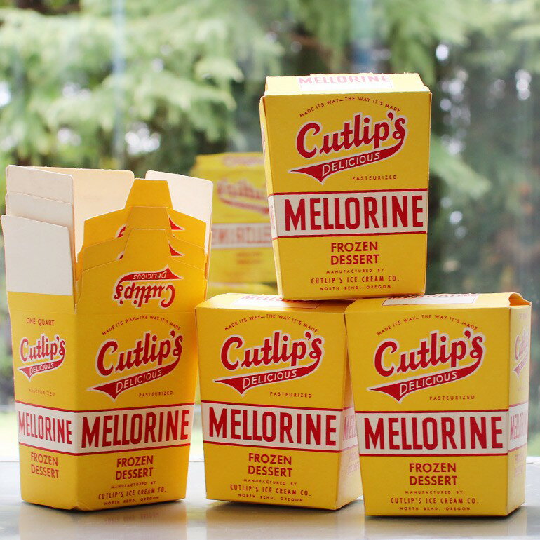 【100円クーポン配布中】VINTAGEICE CREAM CONTAINER