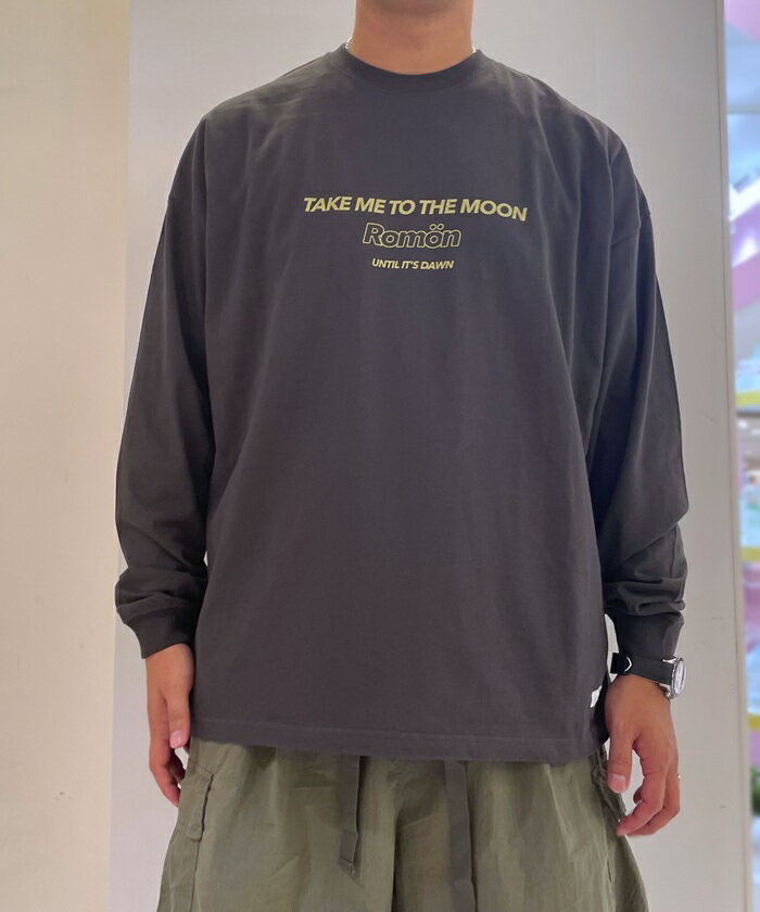 rv051c 英文字柄 ビッグシルエット ロンT L/T ロゴ LOGO シンプル 大きい 大きめ おしゃれ かっこいい シンプル 人気 おすすめ メンズ レディース ゆったり しっかり コットン 綿 カジュアル