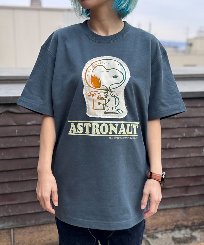 【SALE】オーガニックコットン 8.8オンス 厚地 HeavyWeight SNOOPY Tシャツ PEANUTS 半袖Tシャツ プリント キャラクターヴィンテージ グリーンボウル Tシャツ 半袖 シンプル 定番 ゆったり コットン 綿 カジュアル