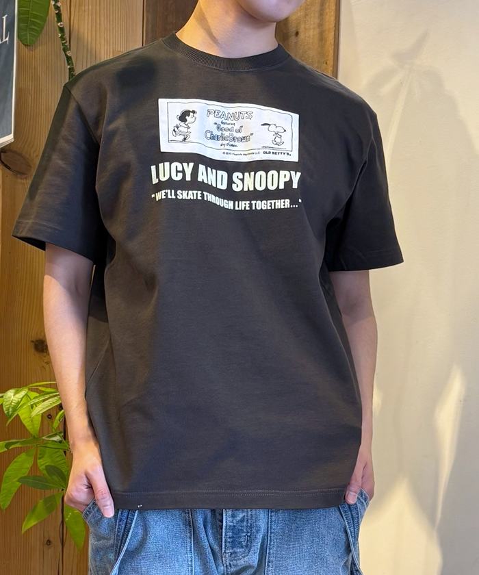 【SALE】オーガニックコットン 8.8オンス 厚地 HeavyWeight SNOOPY Tシャツ PEANUTS 半袖Tシャツ プリント キャラクターヴィンテージ グリーンボウル Tシャツ 半袖 シンプル 定番 ゆったり コットン 綿 カジュアル