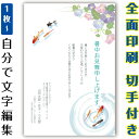 【自分で名入れできる】暑中見舞い 残暑見舞い イラスト 官製はがき まとめ買い はがきセット 10枚 5枚 1枚 おしゃれ 絵葉書 15枚 20枚 25枚 30...