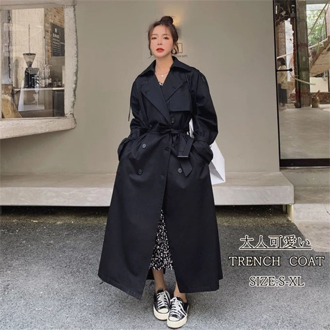 樂天商城 - ロングトレンチコート スプリングコート アウター チェスターコート レディース 秋コーデ 春コーデ 大きいサイズ 50代 40代 30代 20代 きれいめ 通勤 フォーマル 高級感 上品 春 秋 送料無料