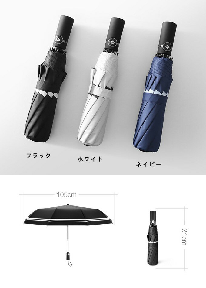 折りたたみ傘 晴雨兼用 レディース メンズ ボーダー柄 100%完全遮光 日傘 遮光 UVカット 紫外線対策 折り畳み 雨傘 撥水 遮熱 軽量 送料無料