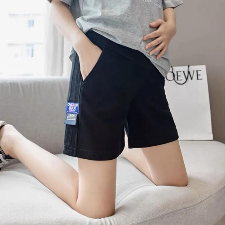 マタニティショートパンツ 2枚セット マタニティ ショートパンツ 出産準備 産前 産...
