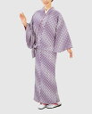 二部式きもの、5725。仕立上り小紋。「上着」と「スカート」の上下二部式に分かれておりますので、誰でも簡単にお召しただけます