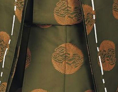 狩衣衣裳 上衣 k-65361 黄土色