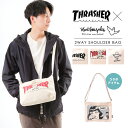 ＼10%OFFクーポン配布／ THRASHER 2way CHILL ショルダーバッグ マーク・ゴンザレスコラボ スラッシャー マーク・ゴンザレス ショルダーバッグ ショルダー 中学生 大学生 学生 社会人 高校生 お洒落 スポーツ 日常 普段使い散歩 サコッシュ 軽い 軽量 スポーティー