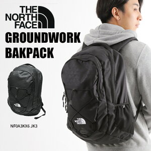 THE NORTH FACE ザ ノースフェイス リュックサック バックパック 正規品 rucksack 鞄 バッグ 大きめ ビジネス 通勤 通学 会社 ブラック 黒 ユニセックス スポーティー 男女兼用 ポケット 機能性 軽量 グランドワークー NF0A3KX6 JK3 男 女 部