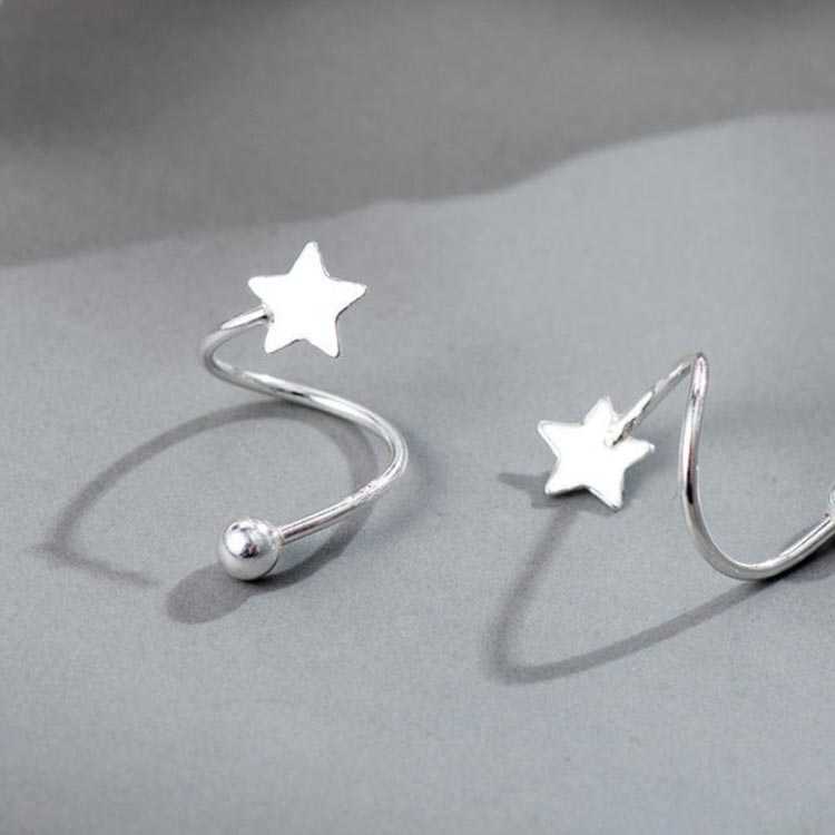 金属アレルギー 【送料無料】ピアス イヤリング アクセサリー レディース フックピアス ギフト プレゼント フープピアス 星 大人 かわいい シルバー925 女性用 贈り物 ハート 上品 華奢 シンプル 会社 通勤 シンプル