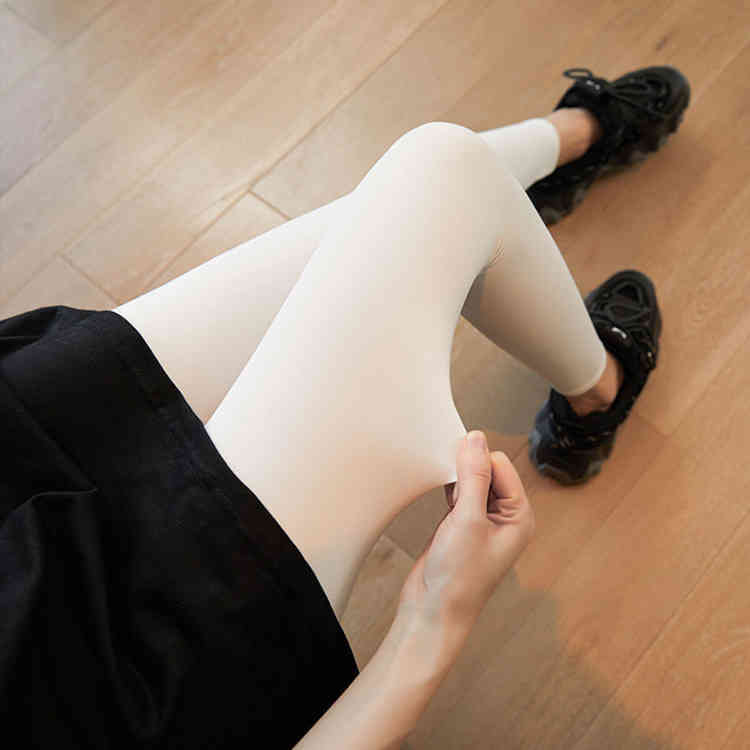 タイツ 吸汗速乾 レギンス 接触冷感 レディース 夏用 涼感 涼しい スポーツウェア 薄手 10分丈 ボトムス ひんやり 大きいサイズ ハイウエスト ロングパンツ ストレッチ UVカット 日焼け対策 通気性 スパッツ 細見せ 美脚 婦人 冷感インナー