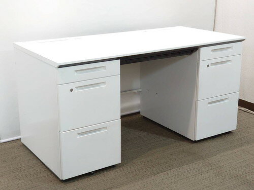 乐天商城 - 在庫5台 美品 両袖机 コクヨ isシリーズ W1400 D650 H720 中古