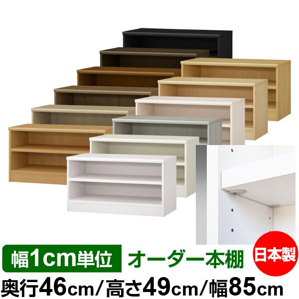 日本製 本棚 F★★★★ 低ホルムアルデヒド【イージーロック棚受タイプ】オーダー 本棚 収納 棚 書棚 ラッ..