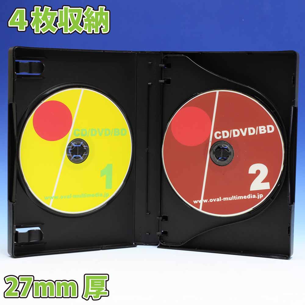 27mm厚 4枚収納 MロックDVDトールケー...の紹介画像3