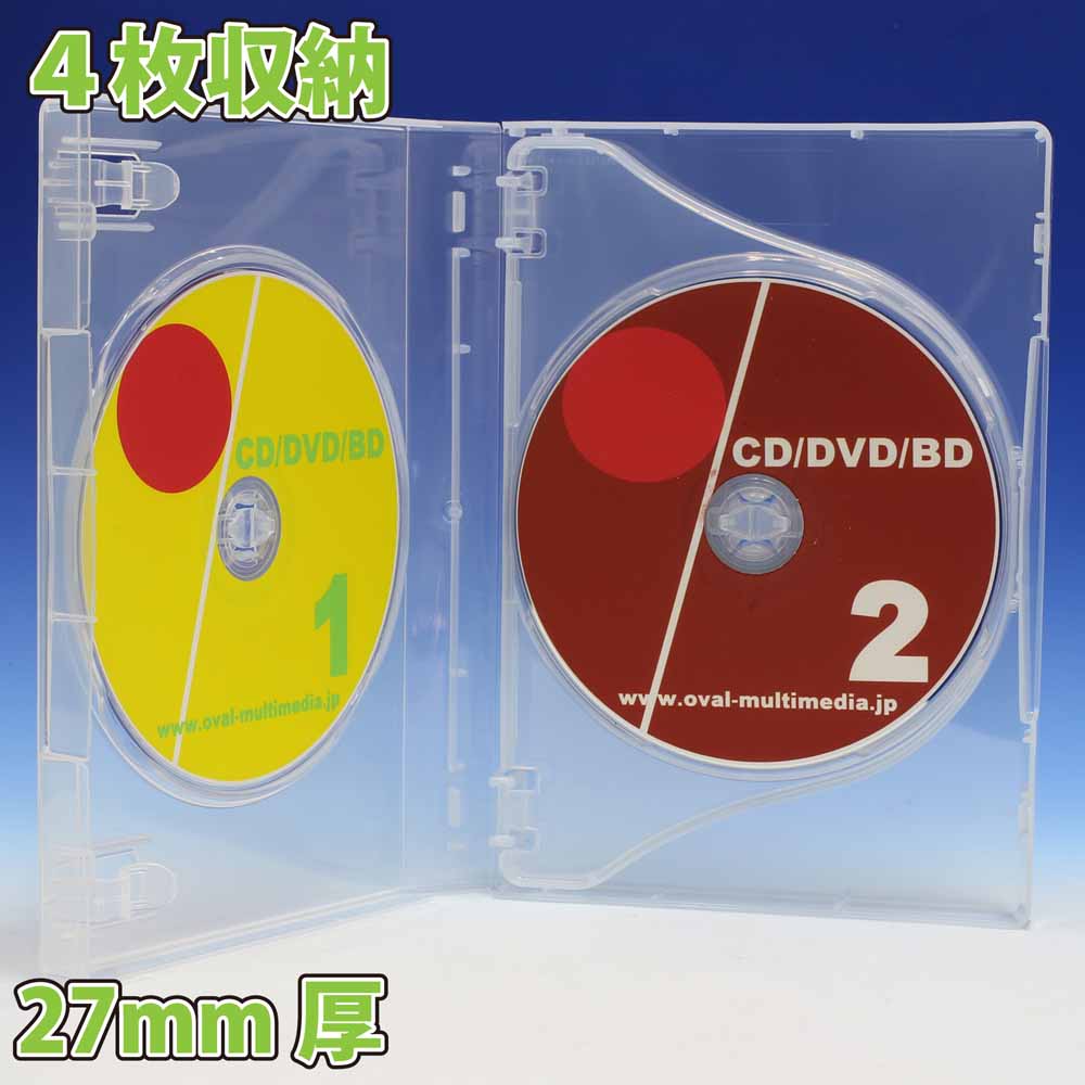 27mm�� 4���Ǽ M���å�DVD�ȡ��륱���� ���ꥢ 1�� Blu-rayDisc��Ǽ��ǽ